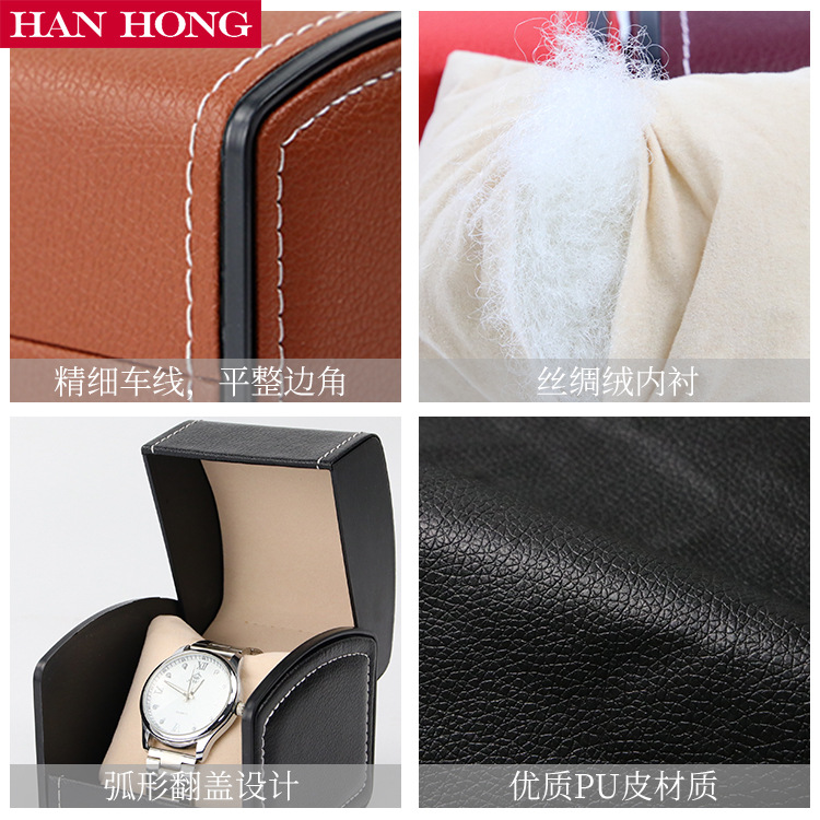 Arc-shaped Watch Box, Pu Leath - Watch Display Box review and price