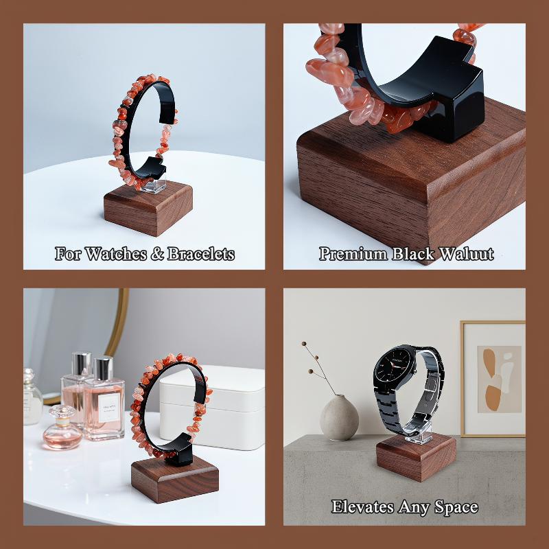 Wooden C-Shaped Watch Holder J - Jewelry And Watches Inc review and price