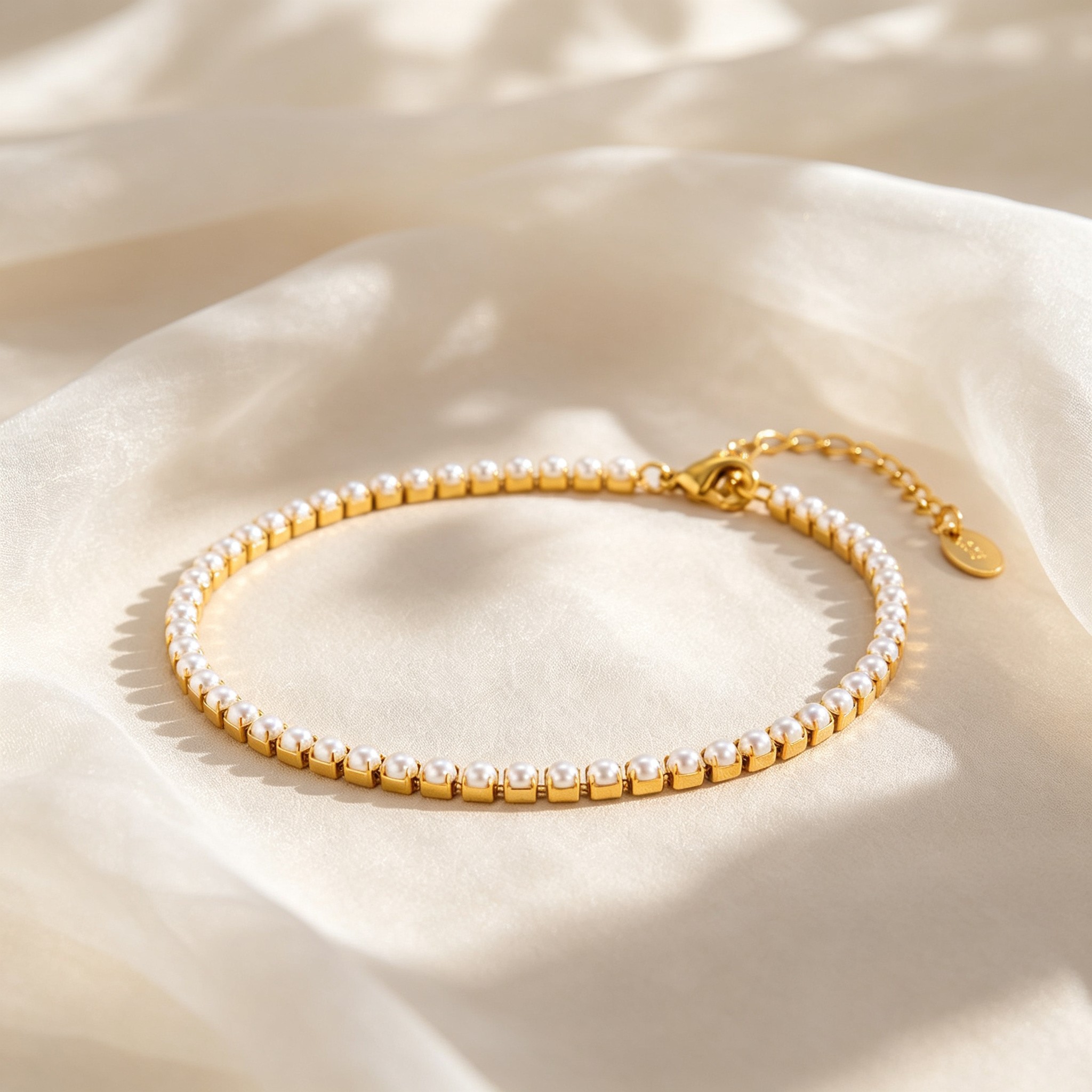 Elegant Imitation Pearl Ankle  - Jc Jewelry & Watches Photos review and price